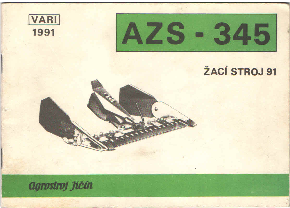 díly žacího stroje AZS-345